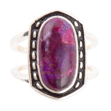 Shielded Purple Turquoise and Sterling Silver Ring - Barse Jewelry - Flyclothing LLC