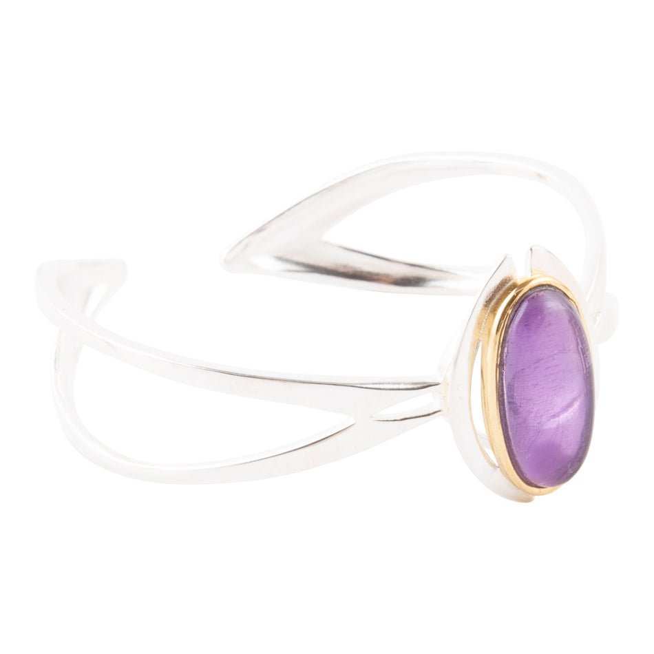 Shine Bright Amethyst Cuff Bracelet - Barse Jewelry - Flyclothing LLC