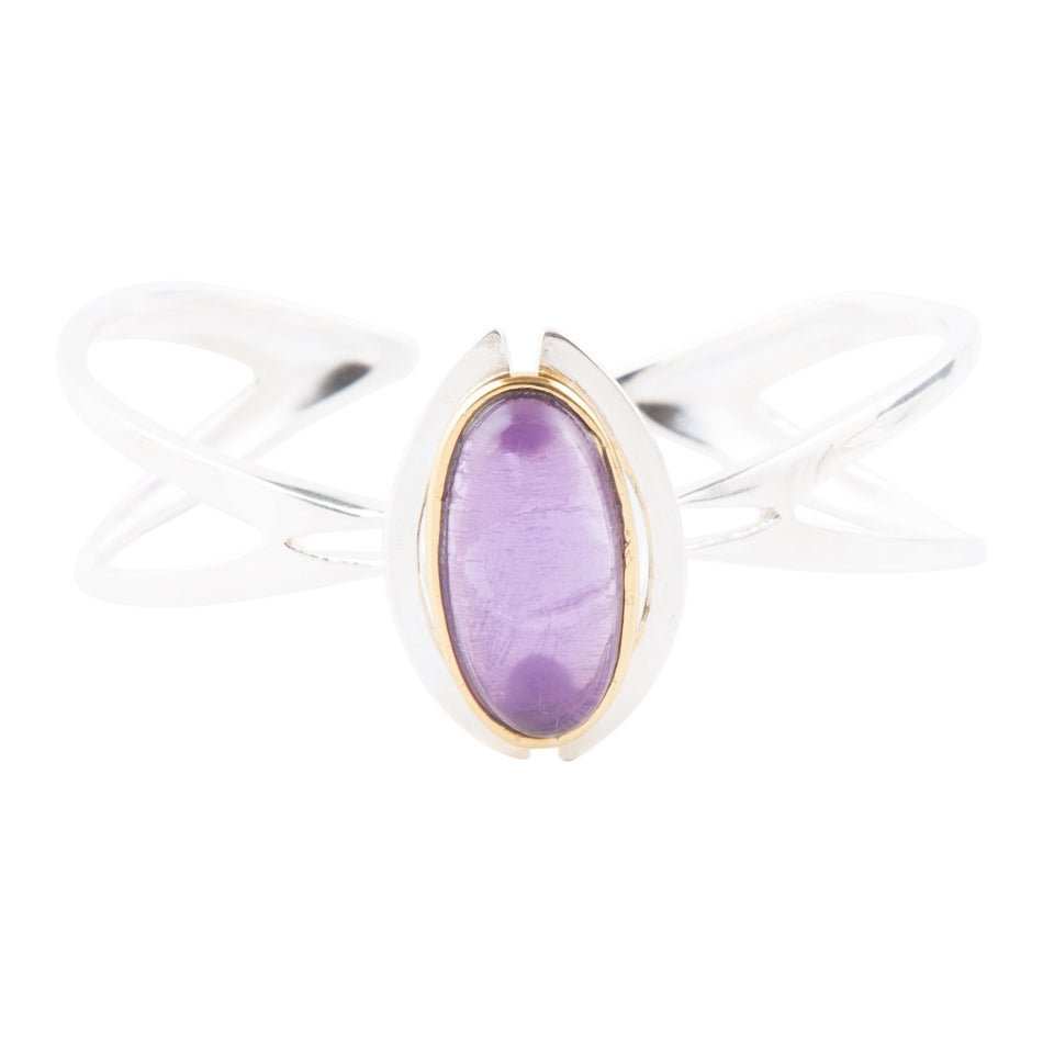Shine Bright Amethyst Cuff Bracelet - Barse Jewelry - Flyclothing LLC
