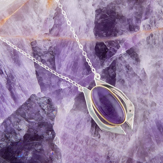 Shine Bright Amethyst Necklace - Barse Jewelry - Flyclothing LLC