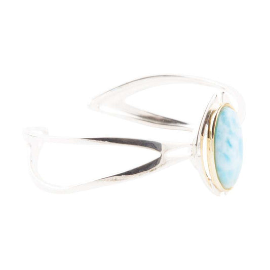 Shine Bright Larimar Cuff Bracelet - Barse Jewelry - Flyclothing LLC
