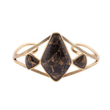 Shungite and Bronze Cuff - Barse Jewelry - Flyclothing LLC