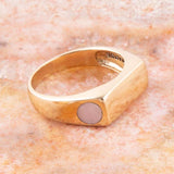 Signet Pink Opal and Bronze In The Hole Ring - Barse Jewelry - Flyclothing LLC