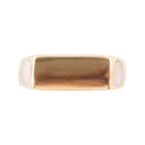 Signet Pink Opal and Bronze In The Hole Ring - Barse Jewelry - Flyclothing LLC