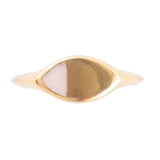 Signet Triangle Pink Opal and Bronze Ring - Barse Jewelry - Flyclothing LLC