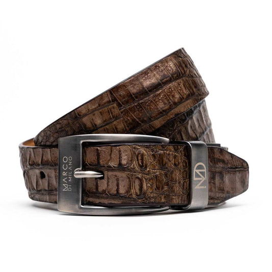 Silvio Belt Washed Brown - Marco Di Milano - Flyclothing LLC