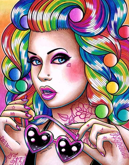 Black Market Art Company Skittles Print - Black Market Art Company - Flyclothing LLC