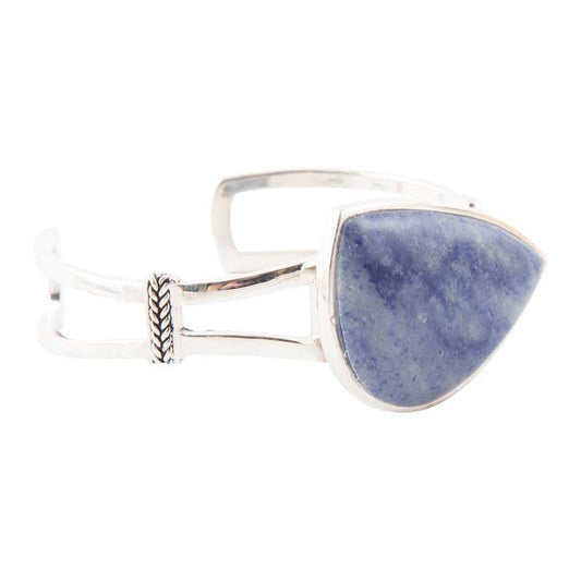 Sky Blue Kyanite Cuff Bracelet - Barse Jewelry - Flyclothing LLC