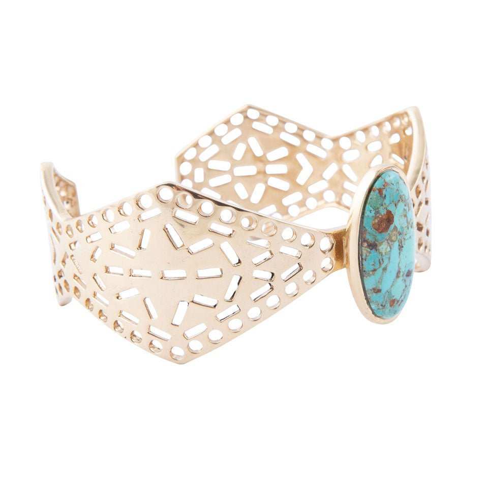 Skyler Turquoise Cuff Bracelet - Barse Jewelry - Flyclothing LLC