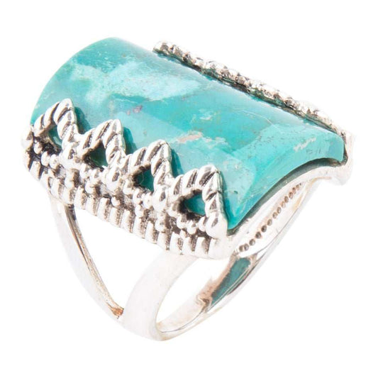 Sluice Genuine turquoise Ring - Barse Jewelry - Flyclothing LLC