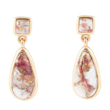 Smooth Teardrop Matrix Earrings - Barse Jewelry - Flyclothing LLC