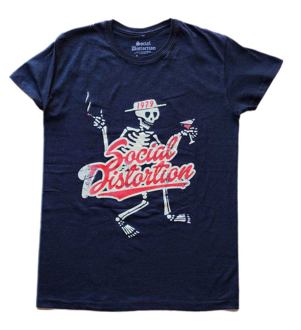 Social Distortion Skelly Logo T-Shirt - Social Distortion - Flyclothing LLC