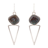 Sonoran Sunset and Sterling Silver Triangle Earrings - Barse Jewelry - Flyclothing LLC