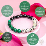 Soul Reset: Dalmatian Jasper Bracelet of Healing - Conscious Items - Flyclothing LLC