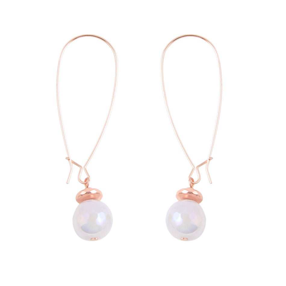 Sparkle and Shine Copper and Jade Loop Earring - Barse Jewelry - Flyclothing LLC