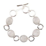 Splender Grey Quartz Sterling Link Bracelet - Barse Jewelry - Flyclothing LLC