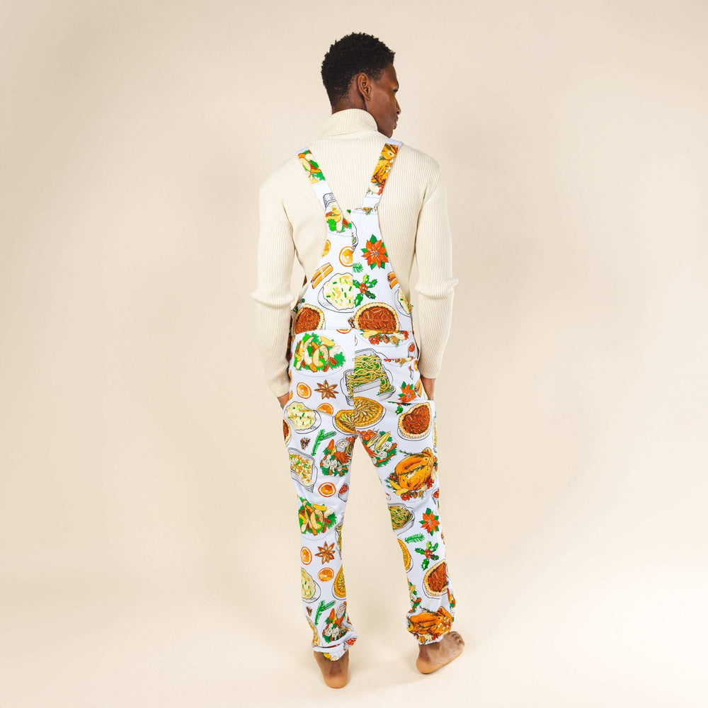 The Spread | White Thanksgiving Pajamaralls® - Shinesty - Flyclothing LLC