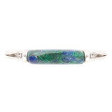 Stackable Blue and Green Azurite Sterling Silver Ring - Barse Jewelry - Flyclothing LLC