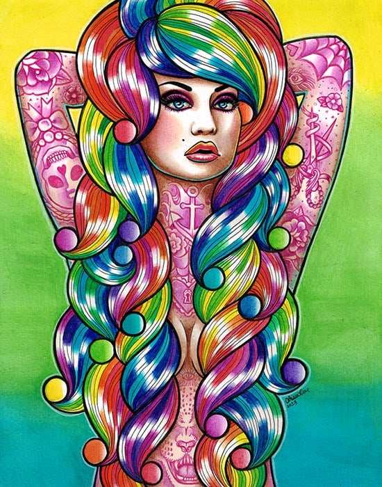 Black Market Art Company Star Burst Print - Black Market Art Company - Flyclothing LLC