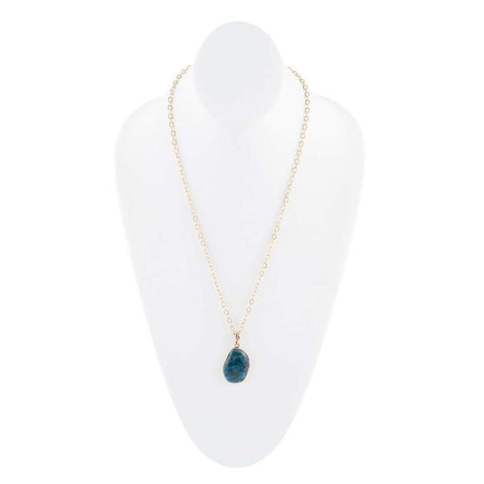 Statement Apatite Pendant Necklace - Barse Jewelry - Flyclothing LLC