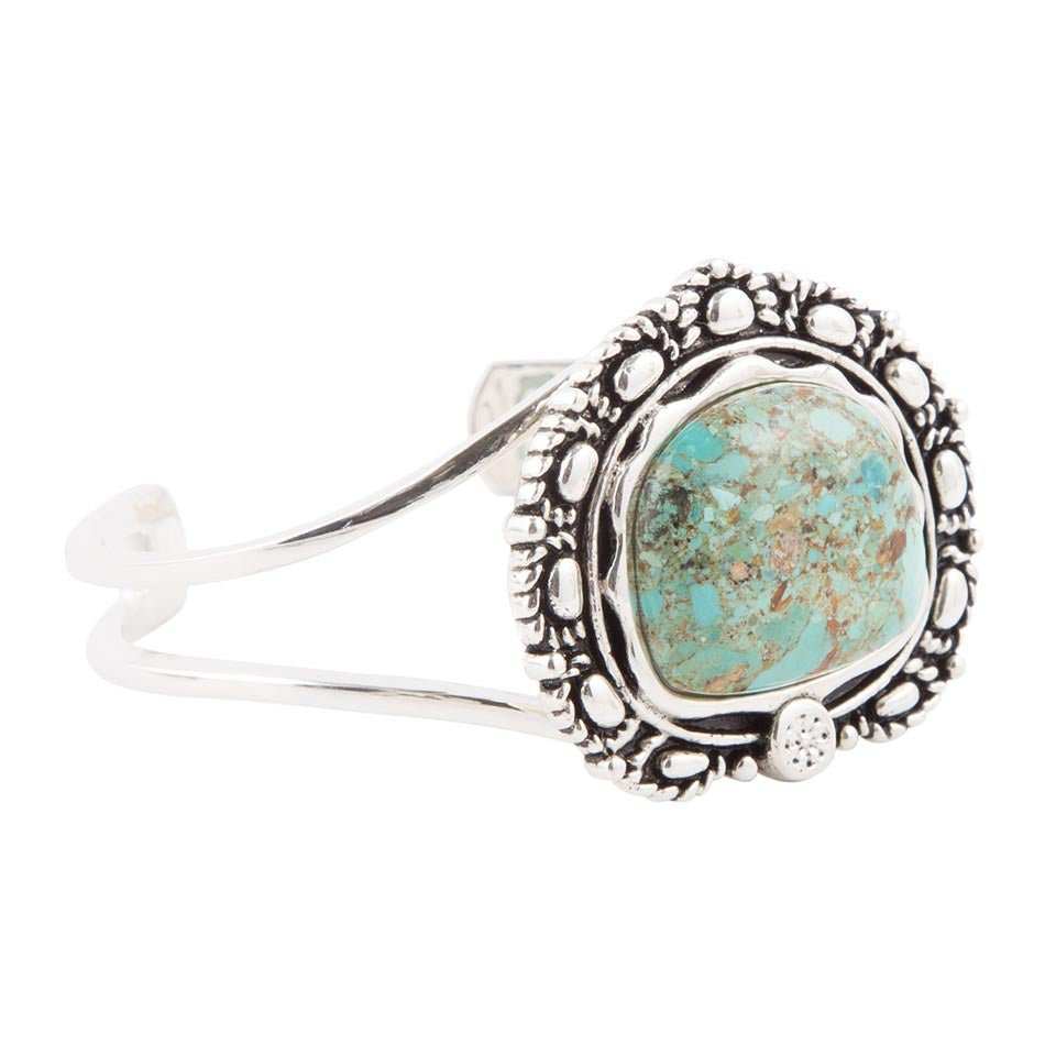 Sterling Silver and Blue Turquoise Cuff Bracelet - Barse Jewelry - Flyclothing LLC