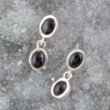 Sterling Silver Black Onyx Drop Earrings - Barse Jewelry - Flyclothing LLC