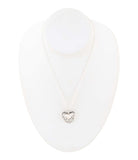 Sterling Silver Engraved Heart Pendant Neckalce - Barse Jewelry - Flyclothing LLC