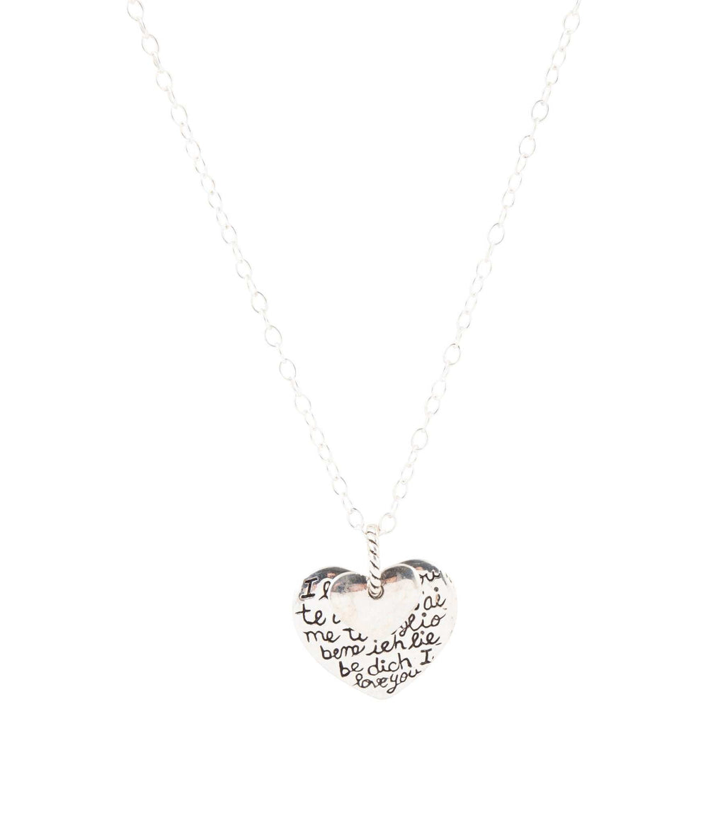 Sterling Silver Engraved Heart Pendant Neckalce - Barse Jewelry - Flyclothing LLC