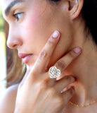 Sterling Silver Engraved Heart Statement Ring - Barse Jewelry - Flyclothing LLC