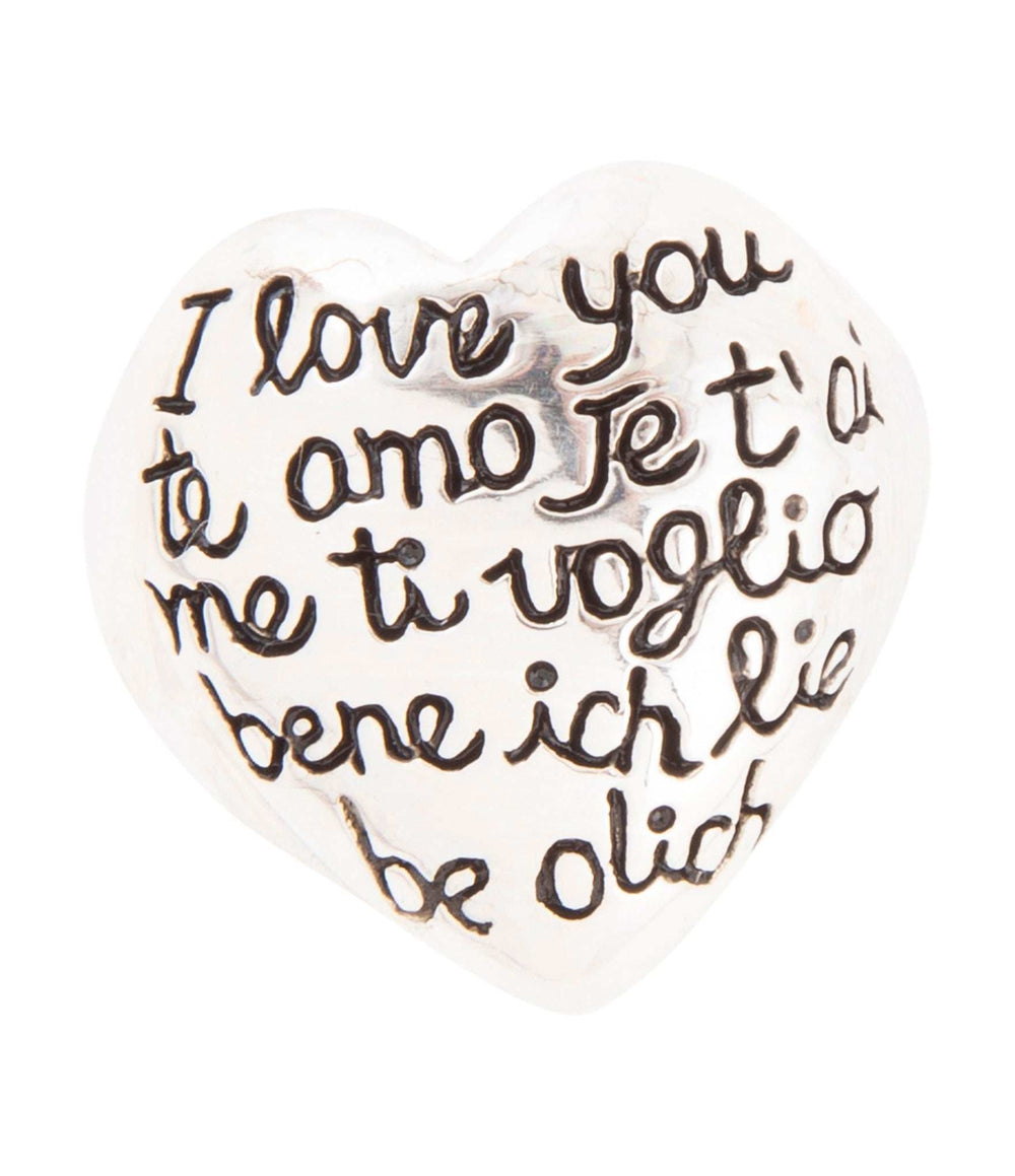 Sterling Silver Engraved Heart Statement Ring - Barse Jewelry - Flyclothing LLC