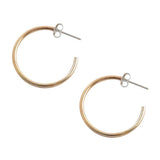 Sterling Silver Post Hoop Earrings, 2.5cm - Barse Jewelry - Flyclothing LLC