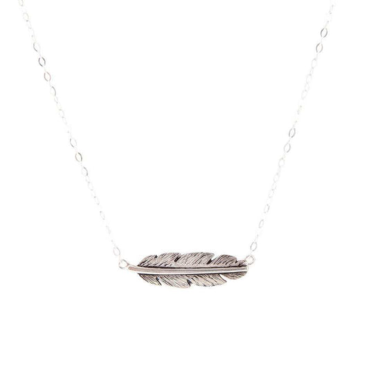 Sterling Silver Quill Necklace - Barse Jewelry - Flyclothing LLC