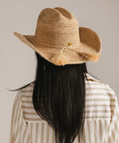 Ames Packable Straw Cowboy Hat - GIGI PIP - Flyclothing LLC