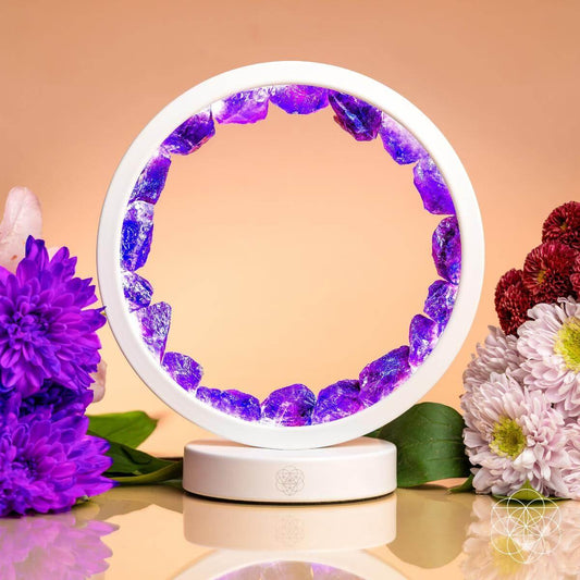 Stress Less, Sleep More – Amethyst Healing Lamp - Conscious Items - Flyclothing LLC