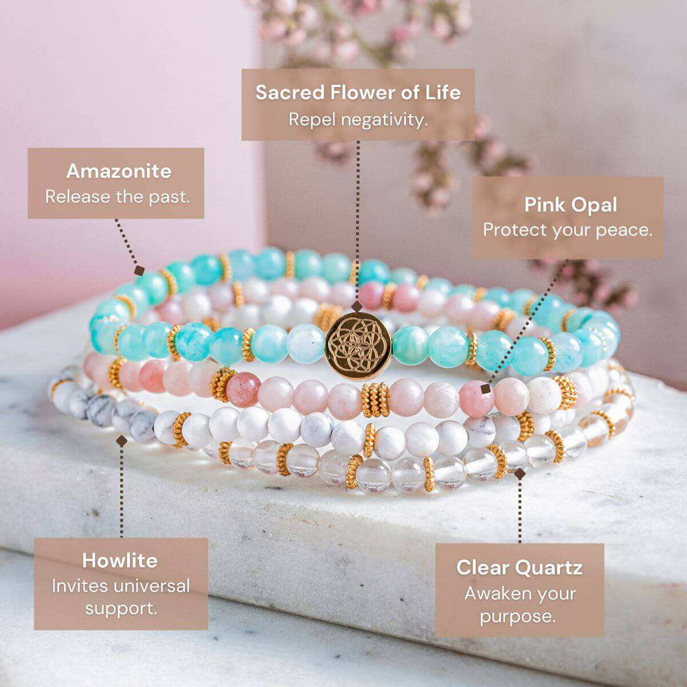 Stress Reliever Bracelet Pack of 4 - Conscious Items - Flyclothing LLC