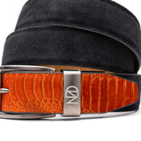 Hugo Belt Orange / Black - Marco Di Milano - Flyclothing LLC