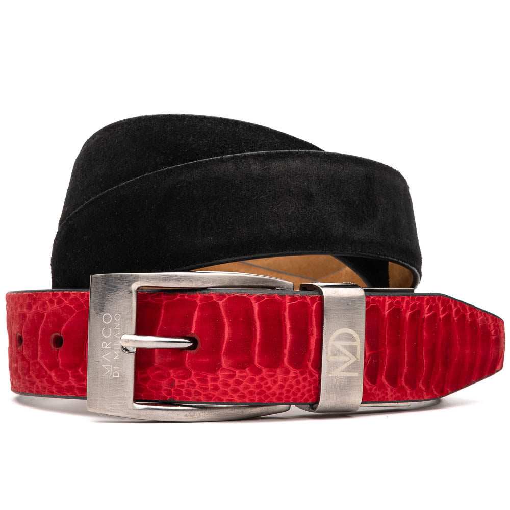Hugo Belt Red / Black - Marco Di Milano - Flyclothing LLC