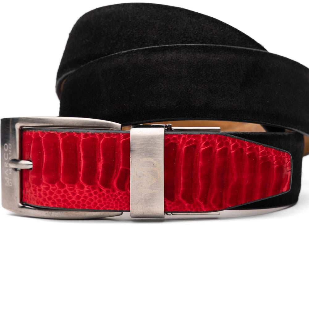 Hugo Belt Red / Black - Marco Di Milano - Flyclothing LLC