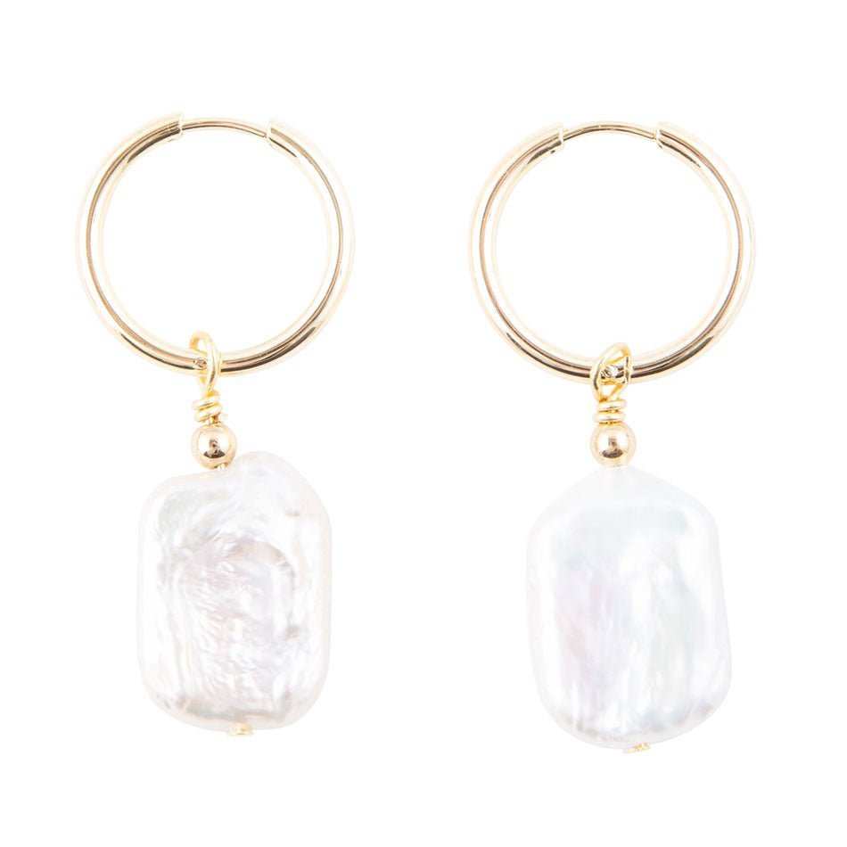 Sunday Best Pearl Loop Earrings - Barse Jewelry - Flyclothing LLC