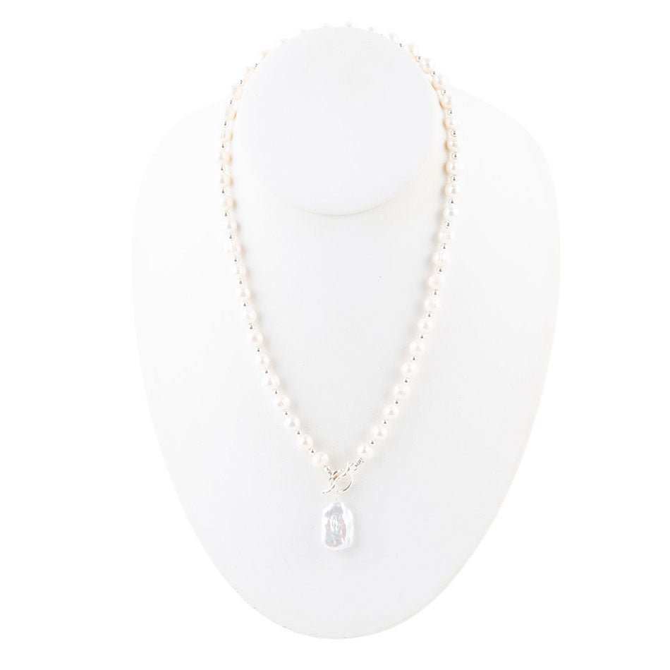Sunday Best Pearl Toggle Necklace - Barse Jewelry - Flyclothing LLC
