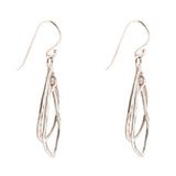 Swirled Sterling Silver Drop Earrings - Barse Jewelry - Flyclothing LLC