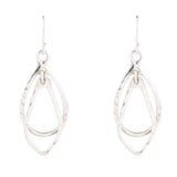 Swirled Sterling Silver Drop Earrings - Barse Jewelry - Flyclothing LLC