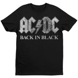 AC/DC Back In Black T-Shirt - Black - Get Down Art - Flyclothing LLC