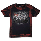We Are All In T-Shirt - Red/Blk Tie Dye - Get Down Art - Flyclothing LLC