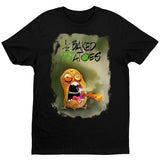 Half Baked Cough T-Shirt - Black - Get Down Art - Flyclothing LLC