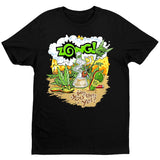 Zong Bud Man T-Shirt - Black - Get Down Art - Flyclothing LLC