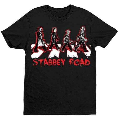 Stabbey Road T-Shirt - Black - Get Down Art - Flyclothing LLC