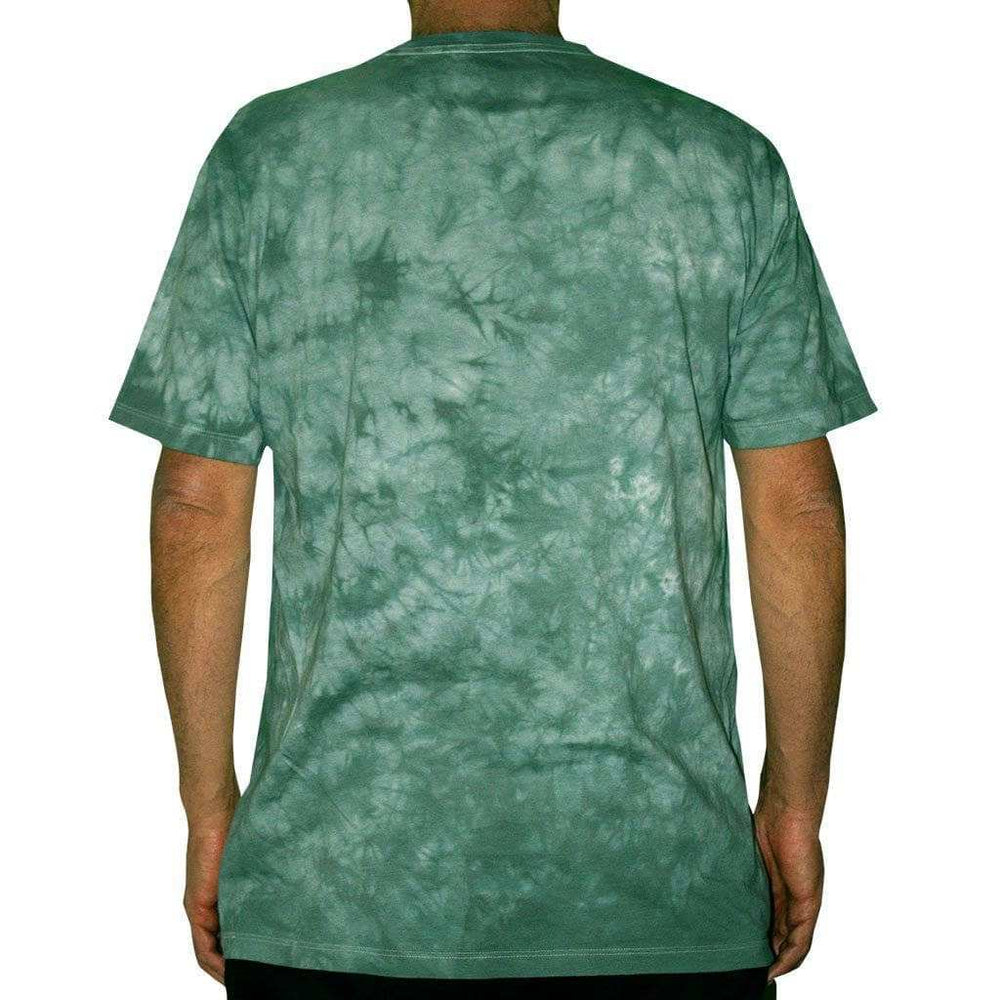 Rasta Graffix Logo T-shirt - Green Tie Dye - Get Down Art - Flyclothing LLC
