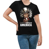Undead States of America T-Shirt - Black - Get Down Art - Flyclothing LLC