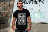World Of Outlaws Playing Card T-Shirt - Black - Get Down Art - Flyclothing LLC